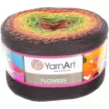 Пряжа YarnArt Flowers, 55 % хлопок, 45 % акрил, 250 г, 1000 м, 2 шт., 267