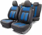 Универсальные чехлы на сиденья Cushion Comfort Autoprofi, черно-синие