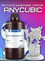 Фотополимерная смола Смывается водой ANYCUBIC Water-Wash Resin 2.0 Белая 1КГ.
