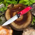Складной нож Steelclaw Хорс 02 клинок VG10, рукоять красный G10