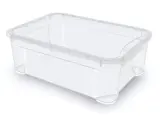 Ящик универсальный Кристалл M 31л, прозрачный пластик для хранения