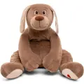 Мягкая игрушка БелайТойс Собака Чарли 70 см, сидя 35 см, бежево-серый (СБЧарли/35/270-1)