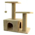 Игровой комплекс для кошек двухуровневый, 580*370*690мм