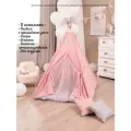 Вигвам Палатка детская игровая , домик для детей , подушка, кемпинговая лампа