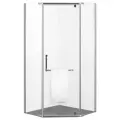 Душевой уголок Agger A03-090TCR/G правый без поддона 86х86, стекло прозрачное, хром