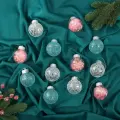 Ёлочные игрушки Калейдоскоп каприз, шары новогодние, d=6 см, набор 12 шт, Микс