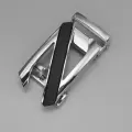 Пряжка ремня Head Pants Belt Head Pants Belt Clip, матовая, серебристая, 4 см