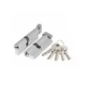 Цилиндровый механизм Ajax (Аякс) (AX202/80) AX2002Knob 80 (35+10+35) CP с вертушкой хром