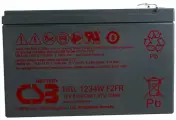 Аккумуляторная батарея CSB HRL1234W F2 FR, для ИБП 12В, 9Ач, серый