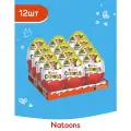 Яйцо Kinder Сюрприз из молочного шоколада, с игрушкой внутри, коллекция Natoons, 12 шт по 20 г