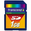 Карта памяти SD, 1GB MLC, -25°C to 85°C, OEM, Transcend TS1GSDC