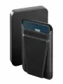 EnergEA АКБ MagWallet CARD, 5000W MagSafe 15W USB-C 20W with Card slots and Stand Gun/Black