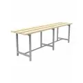 Скамья универсальная ТИТАН на металлокаркасе 1,5 м, дерево/металл