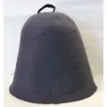 Колпак для бани 100% шерсть серый