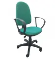 Кресло оператора Helmi HL-M30 Престиж, ткань зеленая с черным