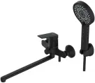 Смеситель для ванной с душем AV ENGINEERING Win black (AVWIN7-BL165-122)