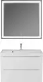 Мебель для ванной комнаты Uperwood Tanos 80 подвесная, белая матовая