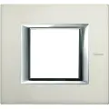Рамка Bticino Axolute HA4802XC, алюминий, 2 модуля, 1 пост, встраиваемая