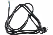 ЭРА Шнур сетевой с вилкойU-3x1,5-3m-B с заземлением 3м ПВС 3x1,5мм2 черный, Б0048709
