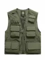 Мужской дышащий рыболовный жилет с несколькими карманами