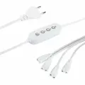 Разветвитель для светильников ЭРА 4х IEC C7 2pin+timer на 4 т. с тайм. 2 м, 2373594