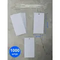 Бирка пластиковая 60х120 мм с пластиковым подвесом - 1000 шт.