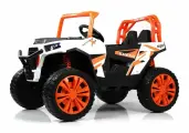 Детский электромобиль RiverToys F888FF-A оранжевый с дистанционным управлением