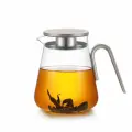 Стеклянный заварочный чайник с фильтром-крышкой SAMADOYO LV-02A 600 мл