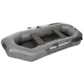 Лодка гребная под мотор Лоцман Стандарт 280 ВНД, цвет серый, надувное дно, армированный ПВХ