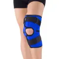 Наколенник с металлическими шарнирами, разъемный ОRТО NKN 149 синий, XS