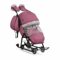 Санки-коляска Ника детям НД7-5SК/ЕЖ ежевичный