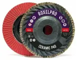 RoxelPro Лепестковый круг ROXPRO Trimmable 125 х 22мм, конический, Р80