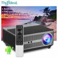 Мультимедийный проектор ThundeaL TD98W FHD разрешением 1080p Wi-Fi 2.4G и 5G Bluetooth Android 9.0 Автофокус YouTube 650 ANSl