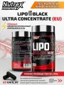 Nutrex Lipo 6 Black Ultra EU, Жиросжигатель, 60 капсул, Спортивное питание, термогеник для похудения и контроля аппетита