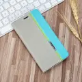 Защитный чехол-книжка MyPads для Samsung Galaxy A51 SM-A515F (2020) с окном вызова предпросмотра и свайпом позволяет отвечать на звонки и сообщения.