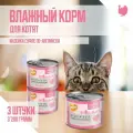 Влажный корм Мнямс Паштет из индейки для котят до 4 месяцев Суфле по-английски 200г х 3 шт