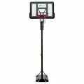 Баскетбольная стойка Scholle S003-21, мобильная, диаметр кольца 45см, черная