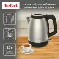 Чайник Tefal KI280, металлический корпус, 1,7 л, 2400Вт, блокировка крышки, фильтр от накипи