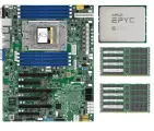 RNABAU Серверный комплект H11SSL-i EPYC 7551P 32Core 256 ГБ DDR4 RAM