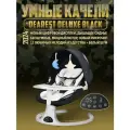 Электронные качели шезлонг 3 в 1 DearestBaby Pro Max Deluxe White Black - для безопасного и комфортного сна малыша!