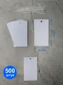 Бирки пластиковые 40х70 мм с пластиковым хомутом - 500 шт.