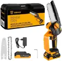 Цепная пила Deko DKCHS 20-6 PRO аккум. 20Вт дл. шины:6 (15cm) 2аккум. 2.2Ач ЗУ (083-2012)