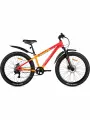 Велосипед горный SITIS CROSSER 7SP HD 26(2025) Red-Orange-Black/красный-синий-черный для подростков на рост 145-160 см