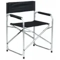 Стул складной Green Glade P120, алюминий, поливинилхлорид, нагрузка до 90 кг, черный