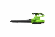 Аккумуляторный воздуходув-садовый пылесос Greenworks 40V, бесщеточный, без АКБ и ЗУ 2406907