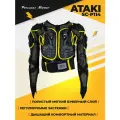 Моточерепаха ATAKI SC-P114, черный/Hi-Vis желтый, 3XL