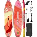 Надувная SUP-доска BIGFLY TROPICAL ORANGE STD 11' 335x86x15 см / Сапборд для отдыха на воде