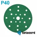 Абразивный круг P40 Betacord Malahit D150 мм 21 отверстие (50 шт.)