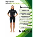 Гидрокостюм женский Marlin MALIBU SHORTY LADY 2,5 мм L, черный/голубой