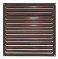 Решетка металлическая коричневая 500х500мм 5050РМк
